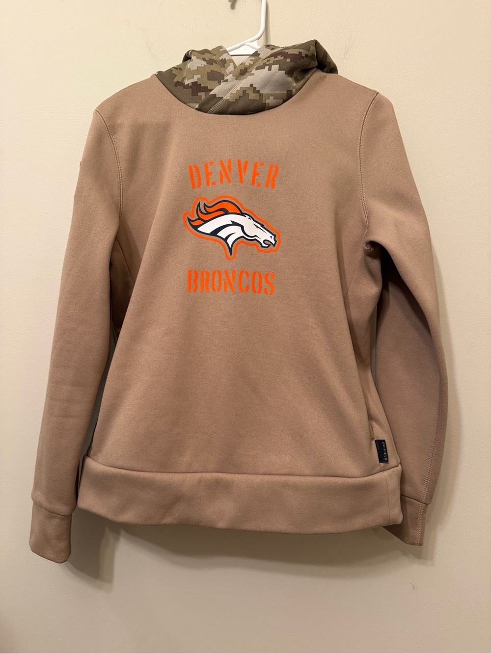 Denver Broncos Nike Hoodie NFL On Field Apparel Salute To Service Pullover Men M